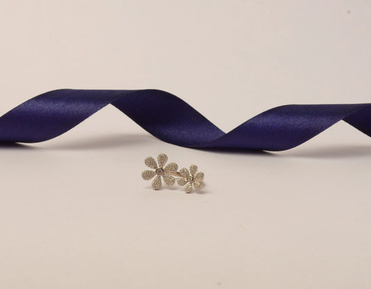 Silver Floral Ring - 17 - rings