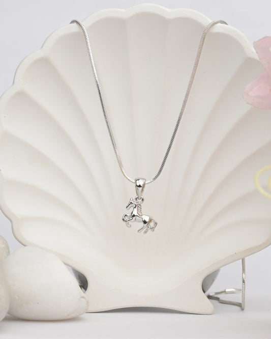 Silver Horse Pendant - Chain Pendant
