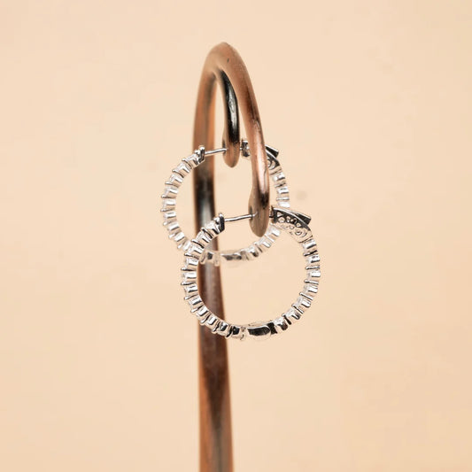 Silvinity Hoop Earrings - earring