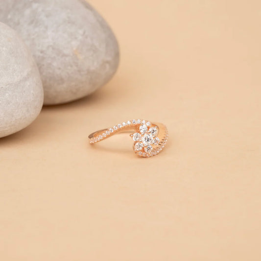 Simple Floral ring - 9 - rings