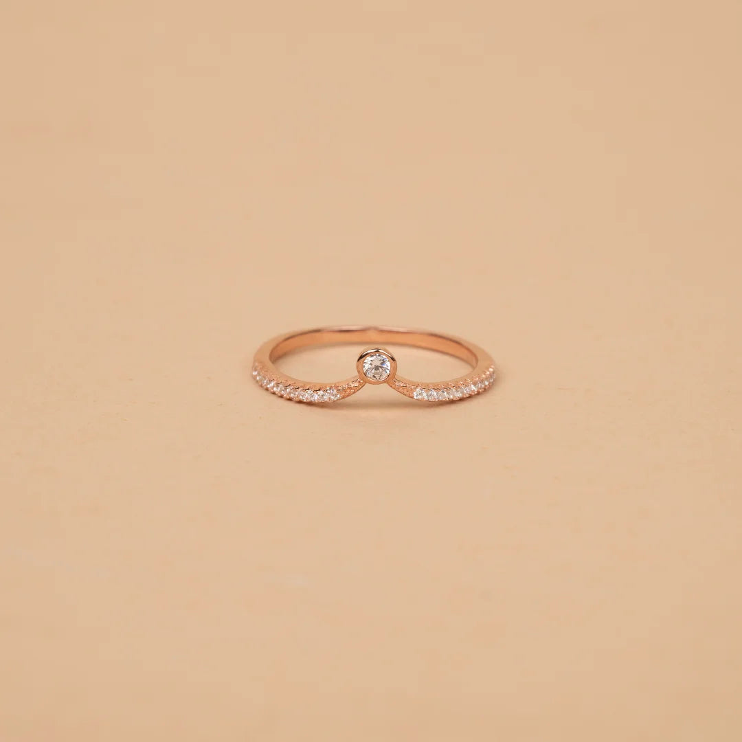 Solitaire raised ring - rings