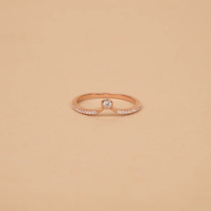 Solitaire raised ring - rings