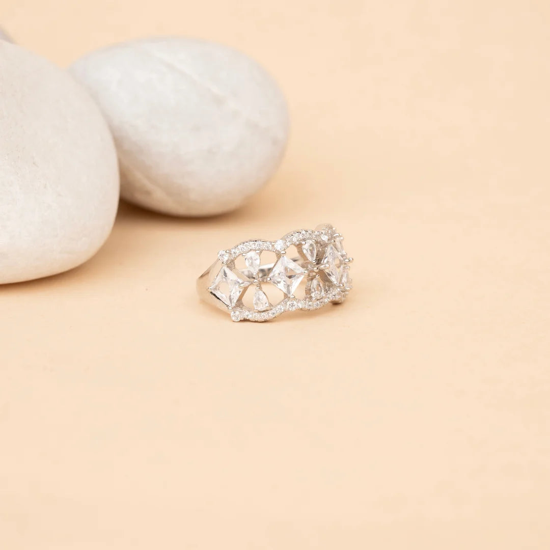Sparkling band Ring - 7 - rings