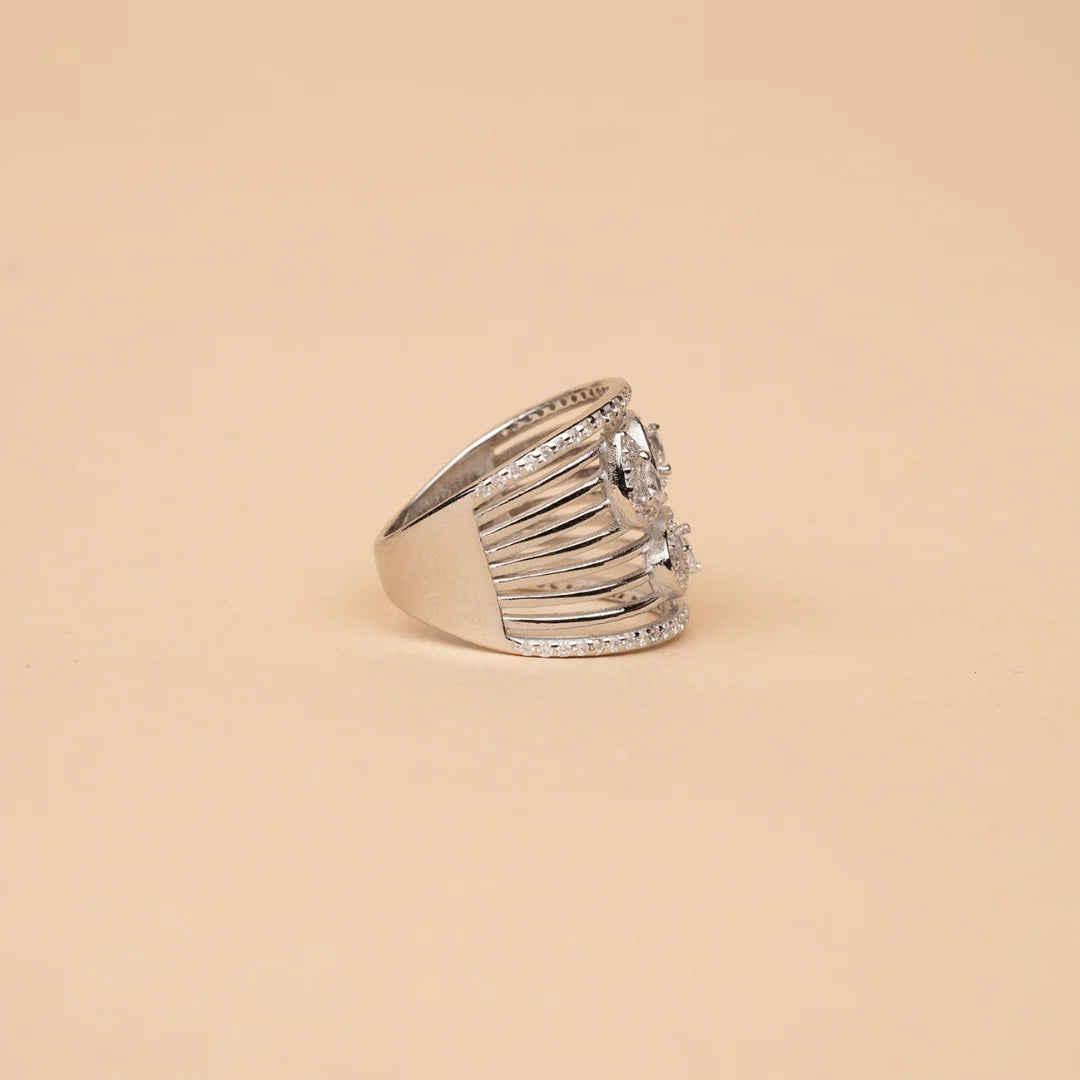 Studded Mist Ring - 6 - rings